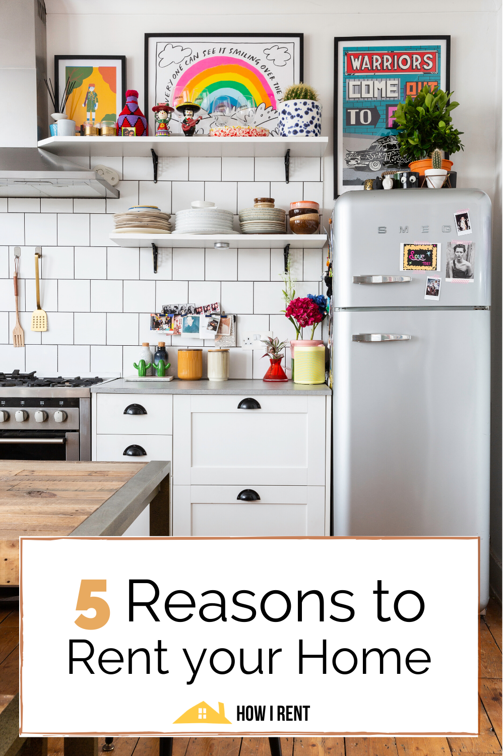 5 reasons to rent your home pinterest graphic