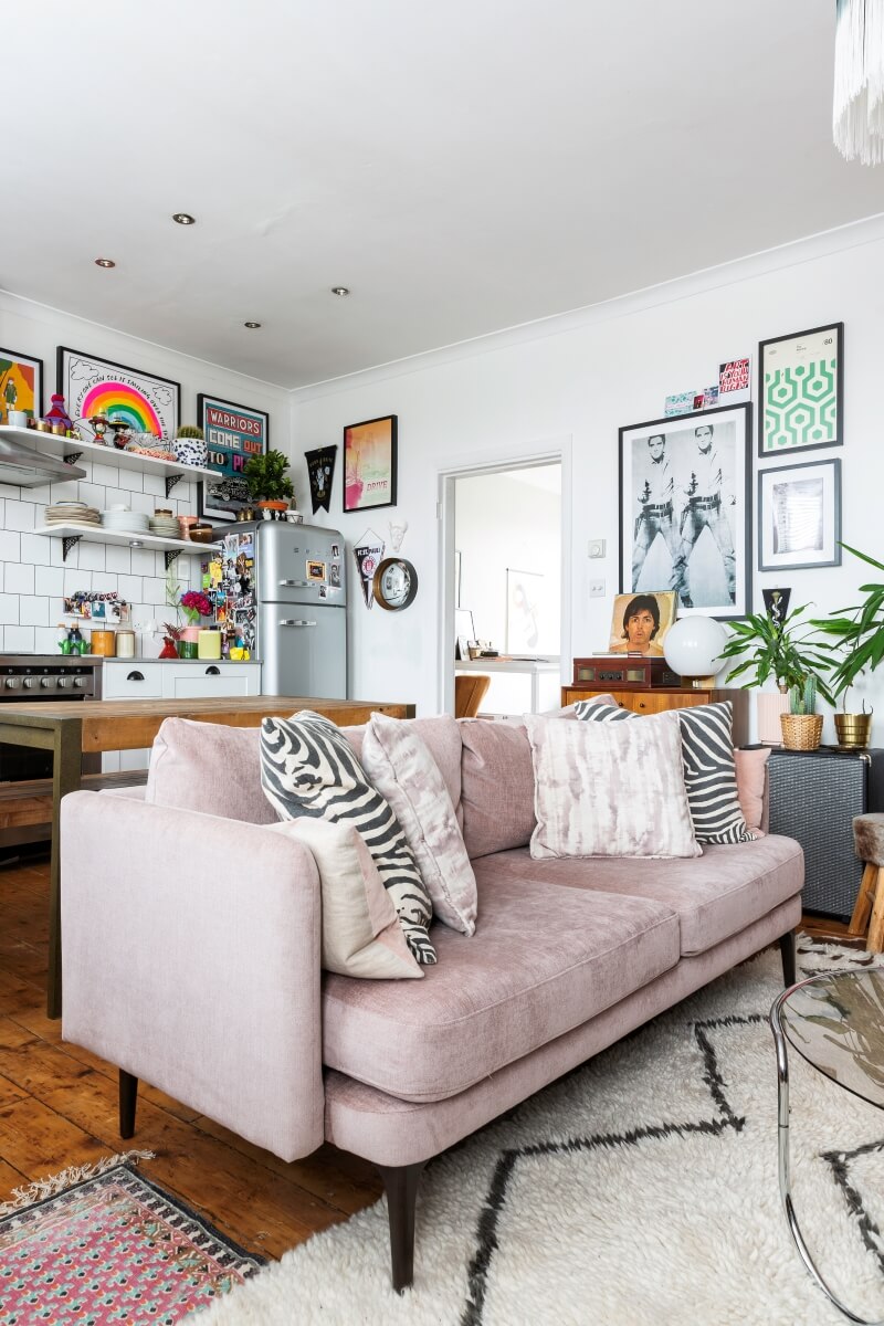 Home Tour Of A Colourful Rental Property In South West London How I Rent