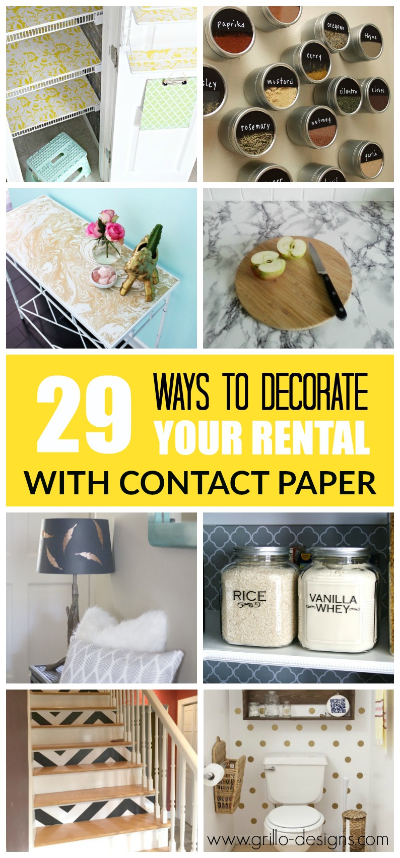 Click here to see contact paper ideas 