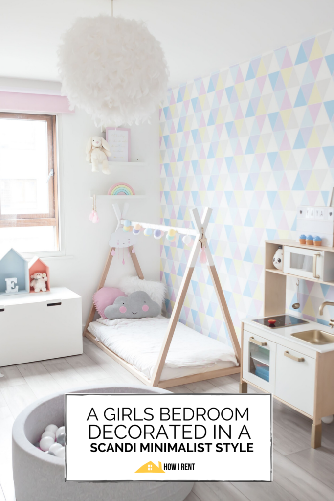 scandi girls bedroom