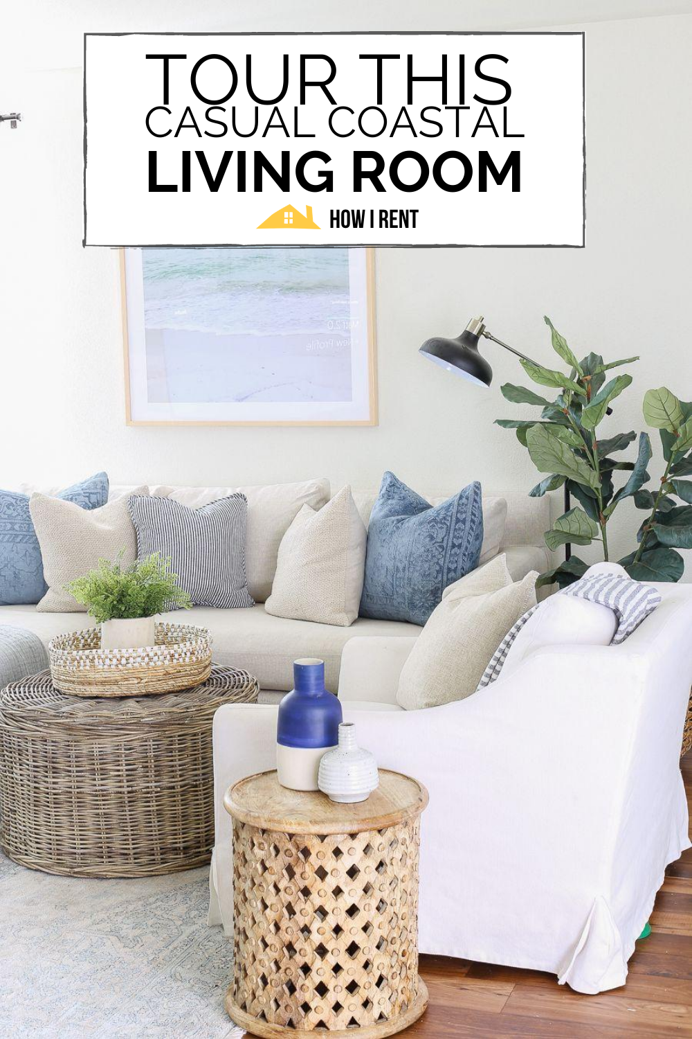 Tour this casual coastal living room graphic 